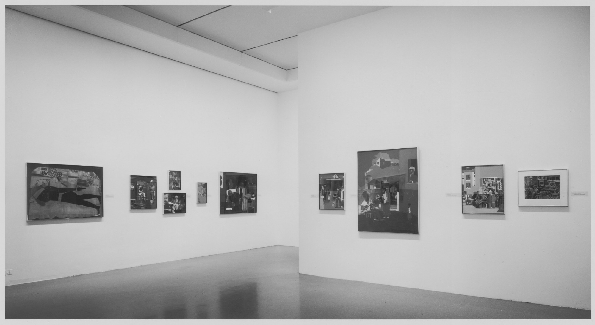 Installation view of the exhibition "Romare Bearden The