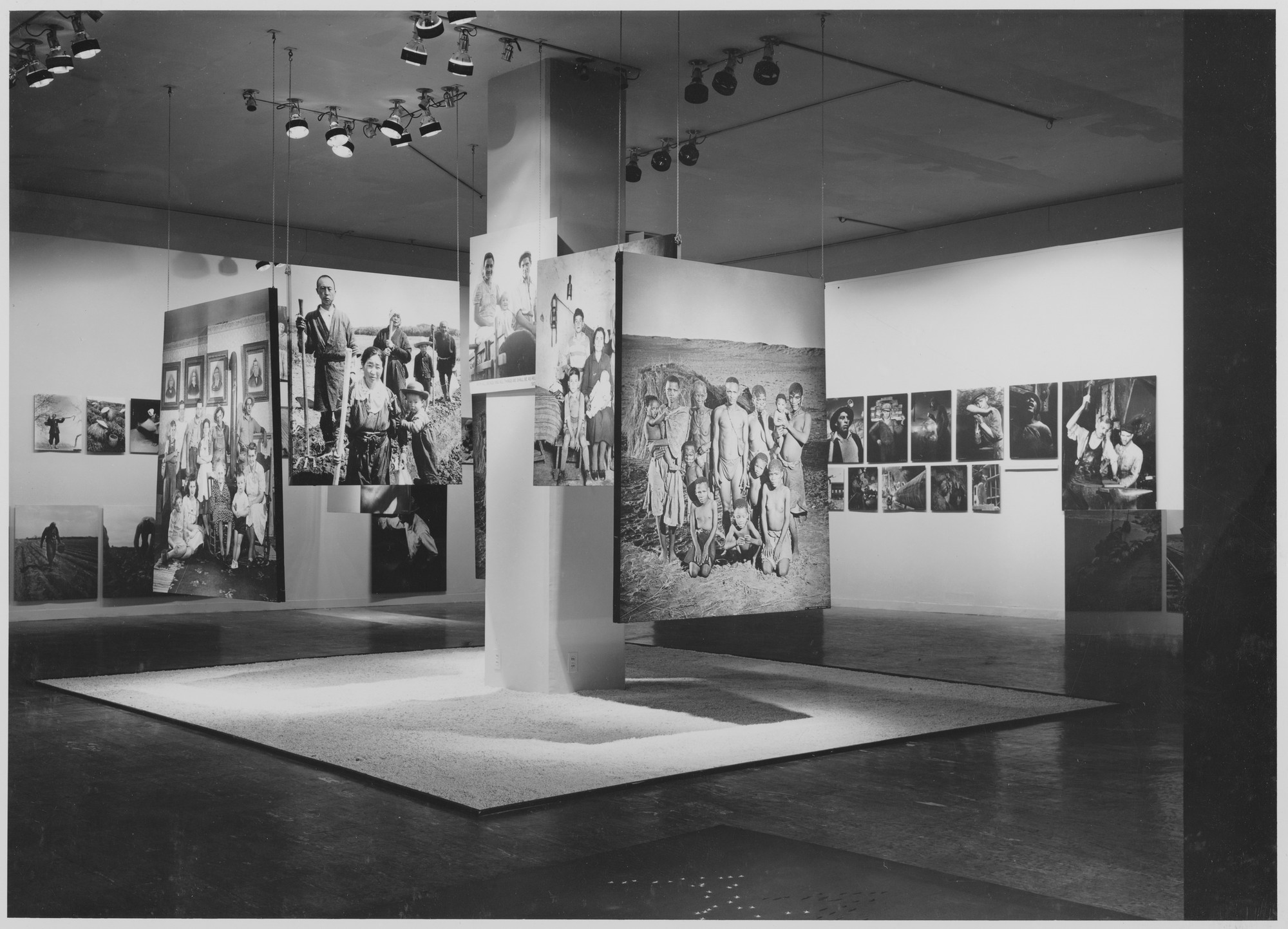 Installation view of the exhibition "The Family of Man" | MoMA