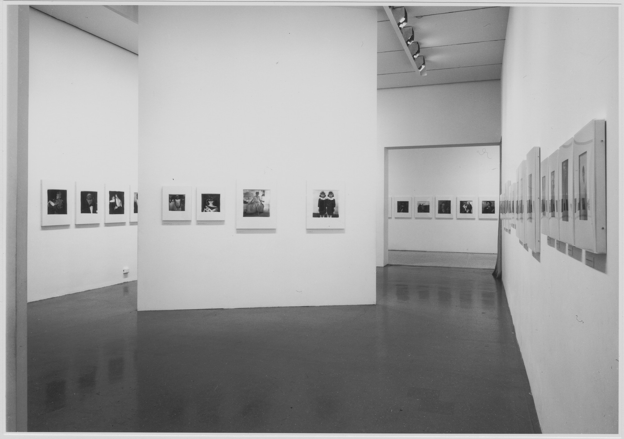 Installation view of the exhibition "Diane Arbus." MoMA