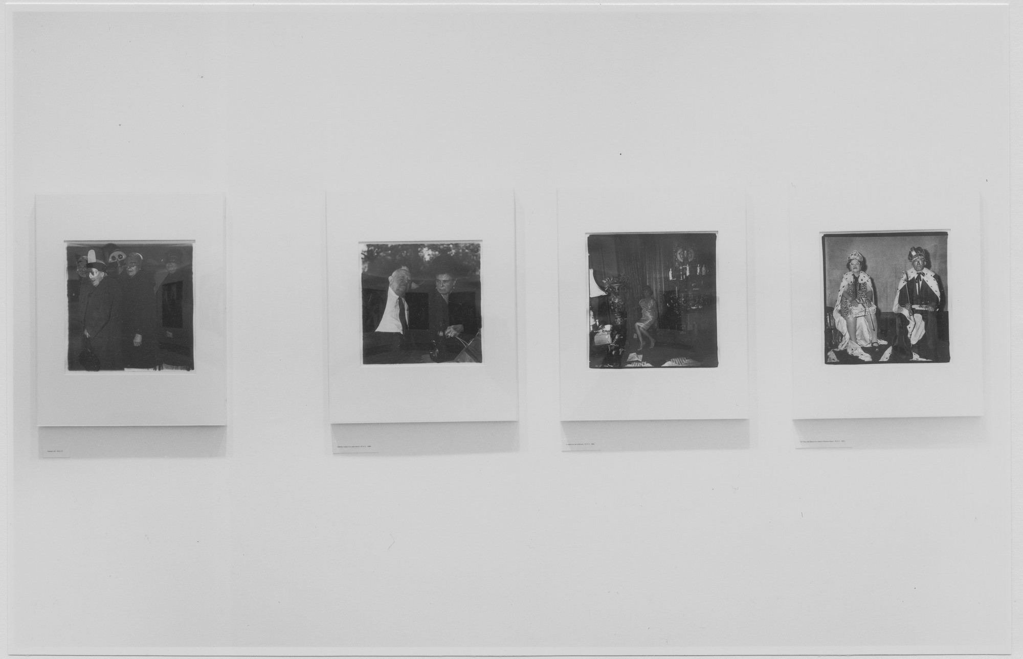 Installation view of the exhibition "Diane Arbus." MoMA