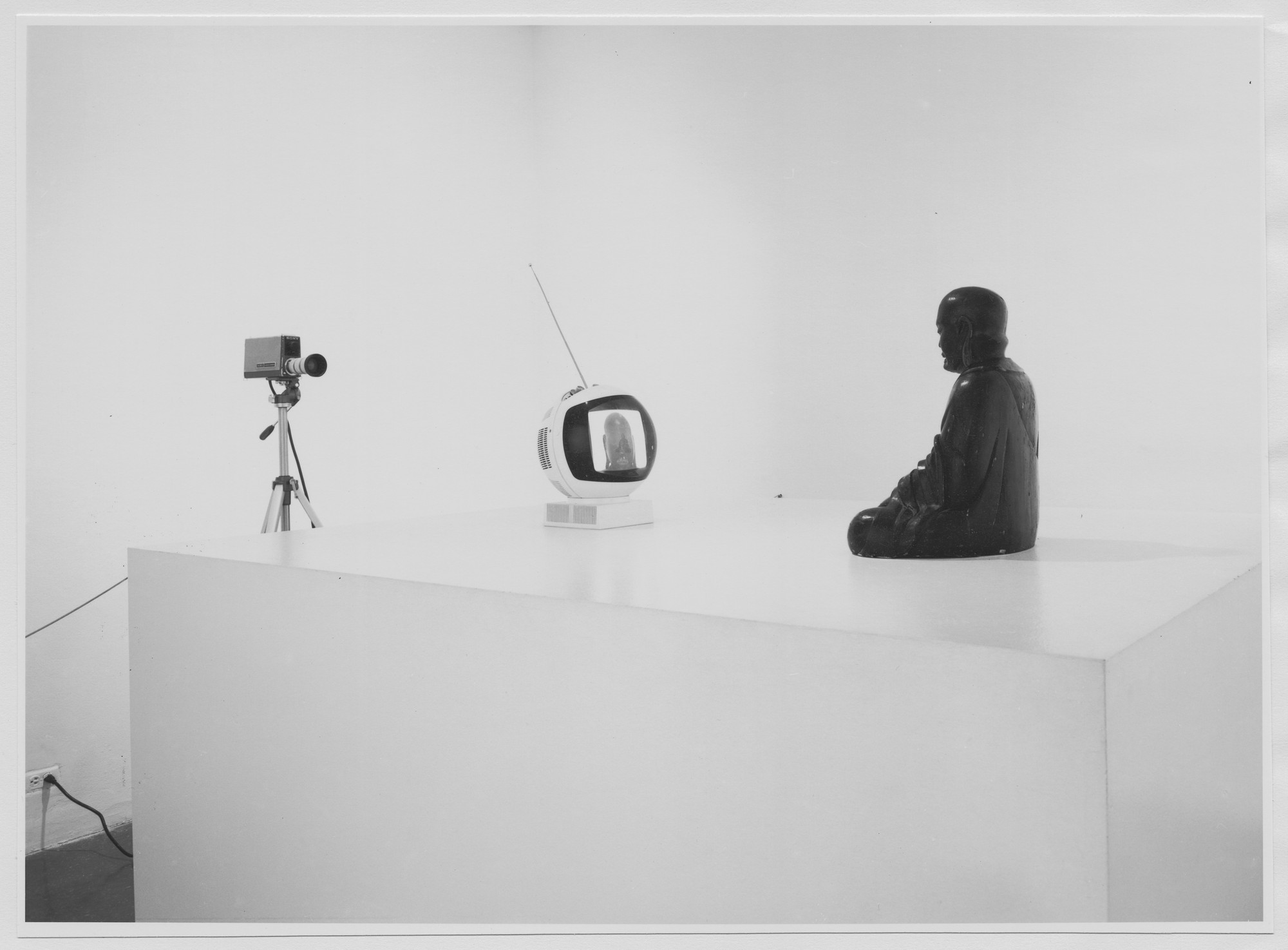 Installation view of the exhibition "Projects Nam June Paik." MoMA