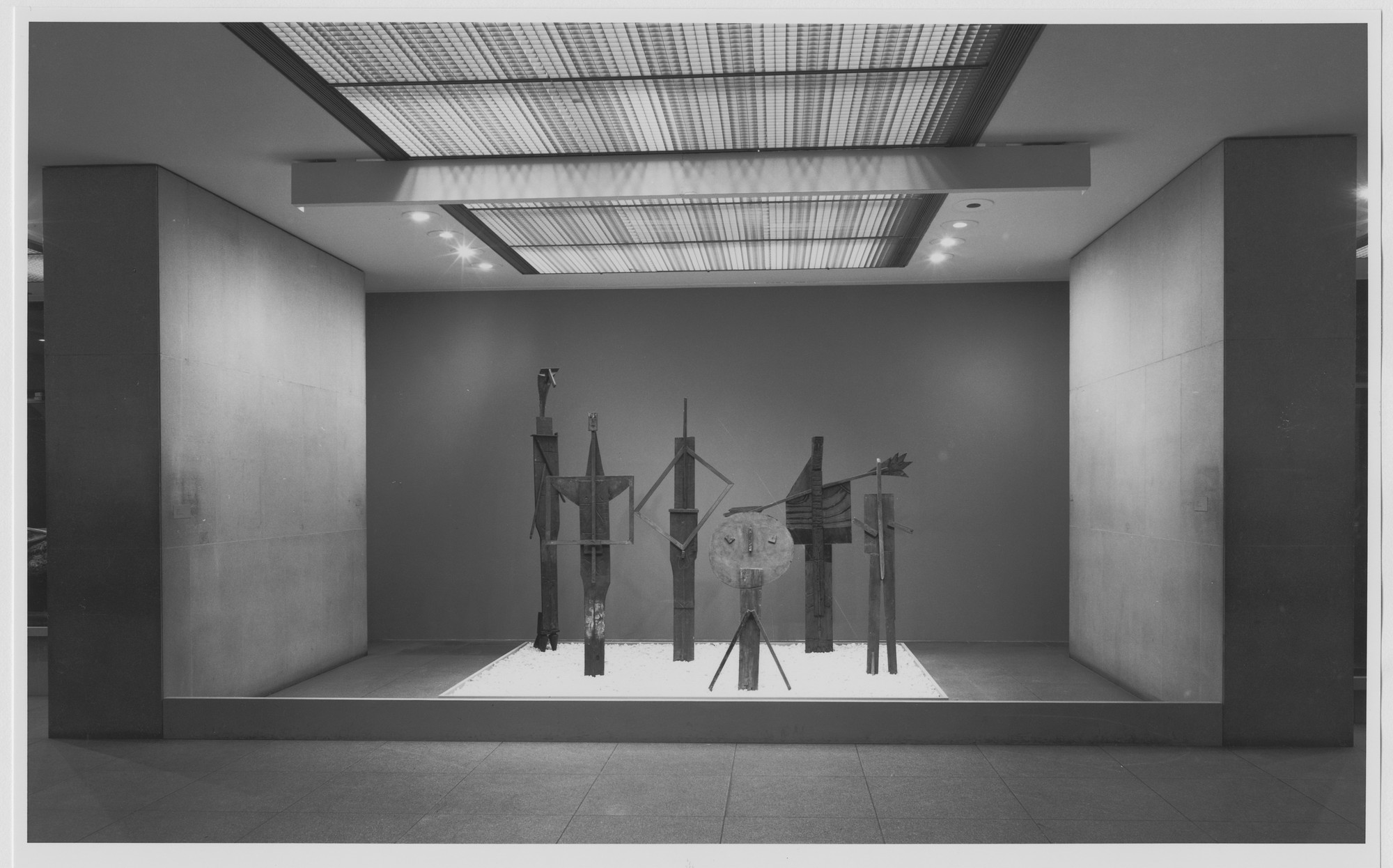 Installation view of the exhibition "Pablo Picasso A Retrospective" MoMA