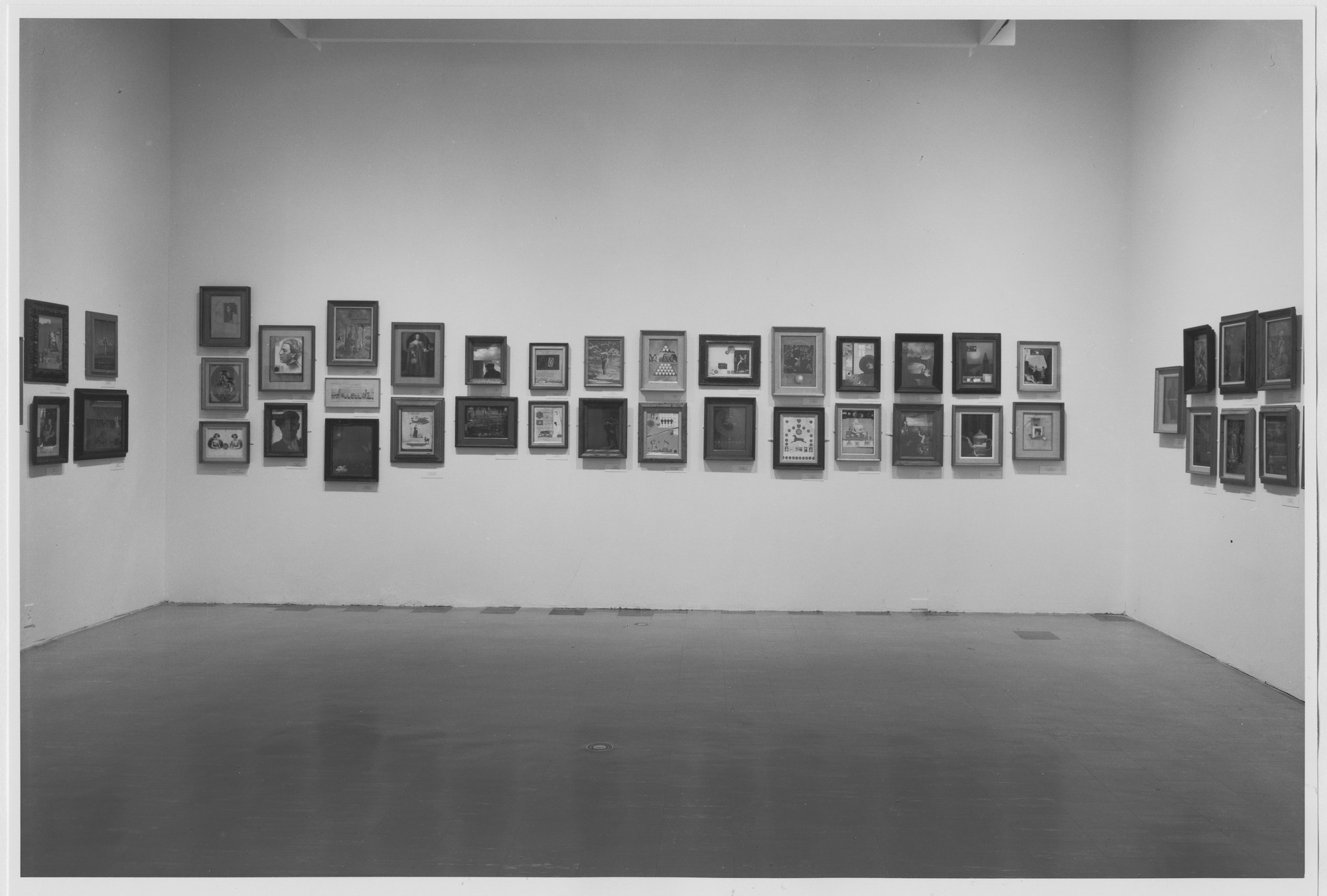 Installation view of the exhibition "Joseph Cornell" MoMA