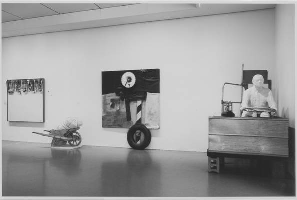 Robert Rauschenberg. First Landing Jump. 1961 | MoMA