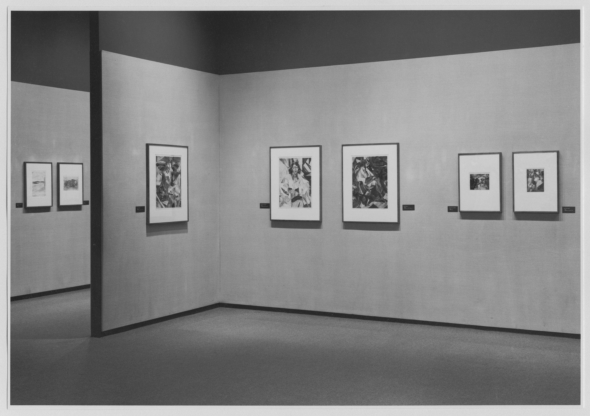 Installation View Of The Exhibition Jacques Villon 1875 1975 Moma 