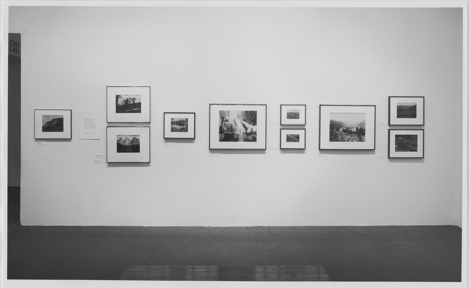 Installation view of the exhibition 