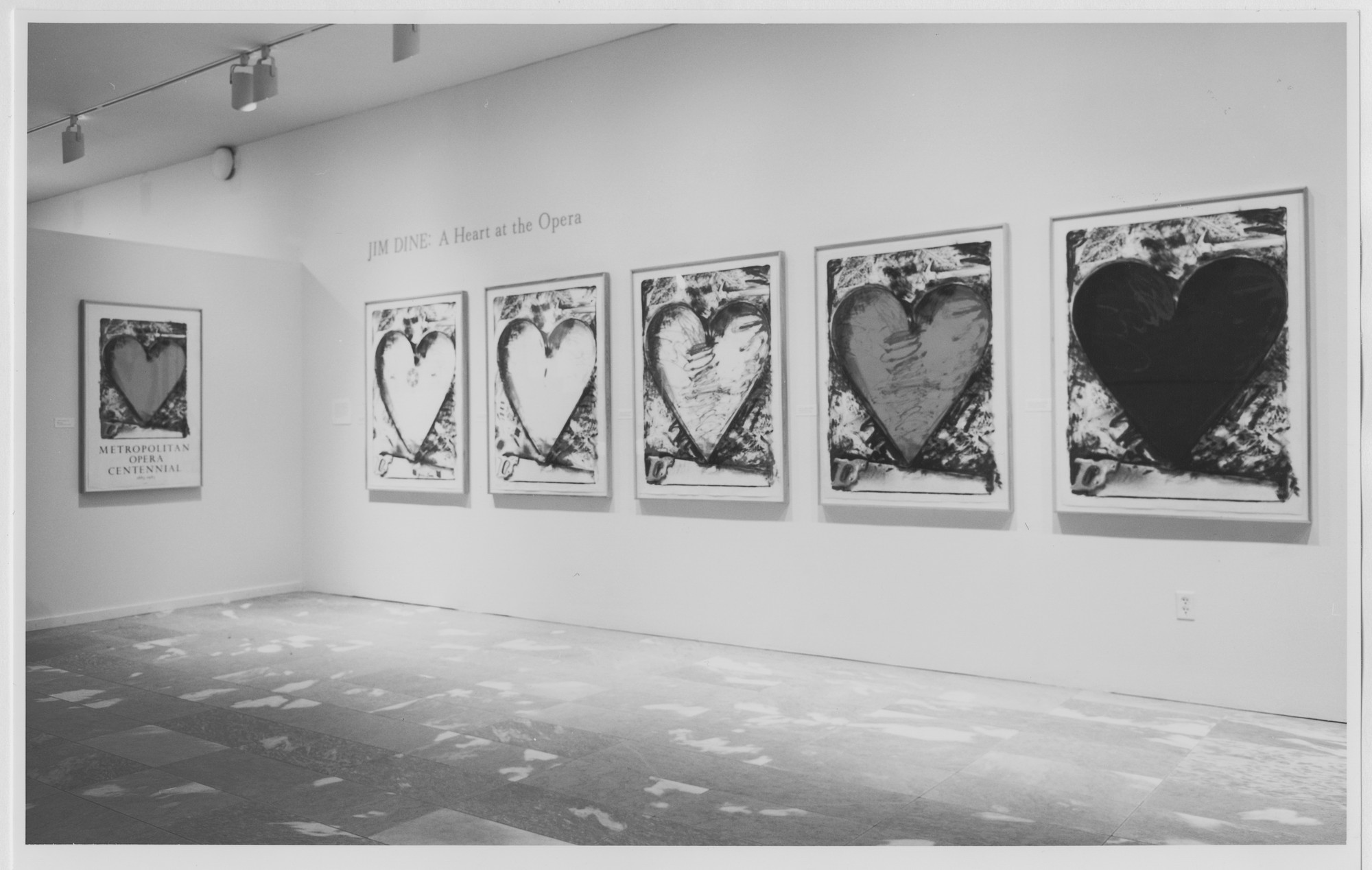 Installation View Of The Exhibition "Project For A Poster - Jim Dine/A ...