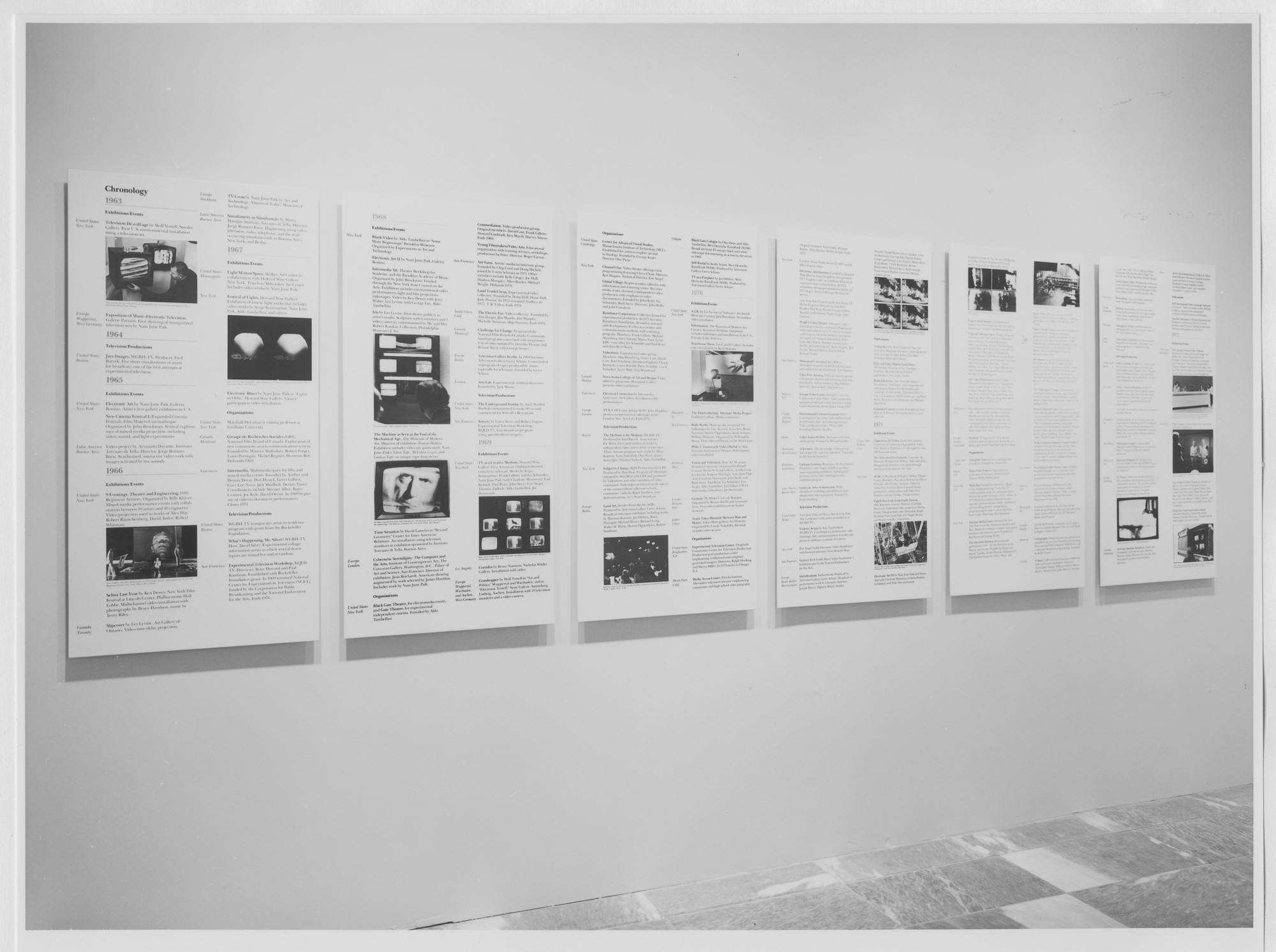 Installation view of the exhibition 