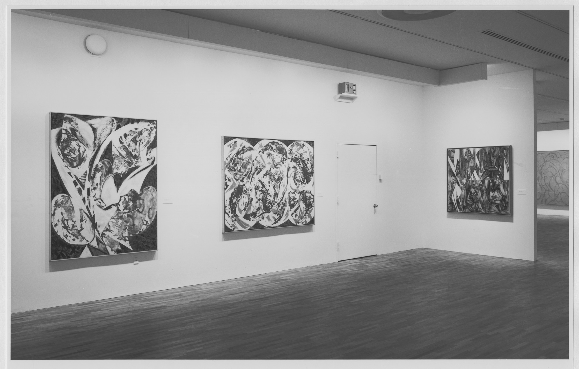 Installation view of the exhibition, "Lee Krasner A