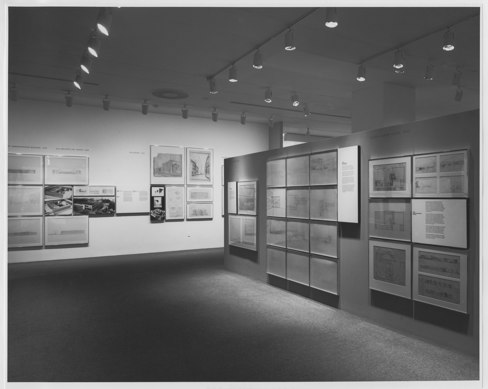 Installation view of the exhibition 