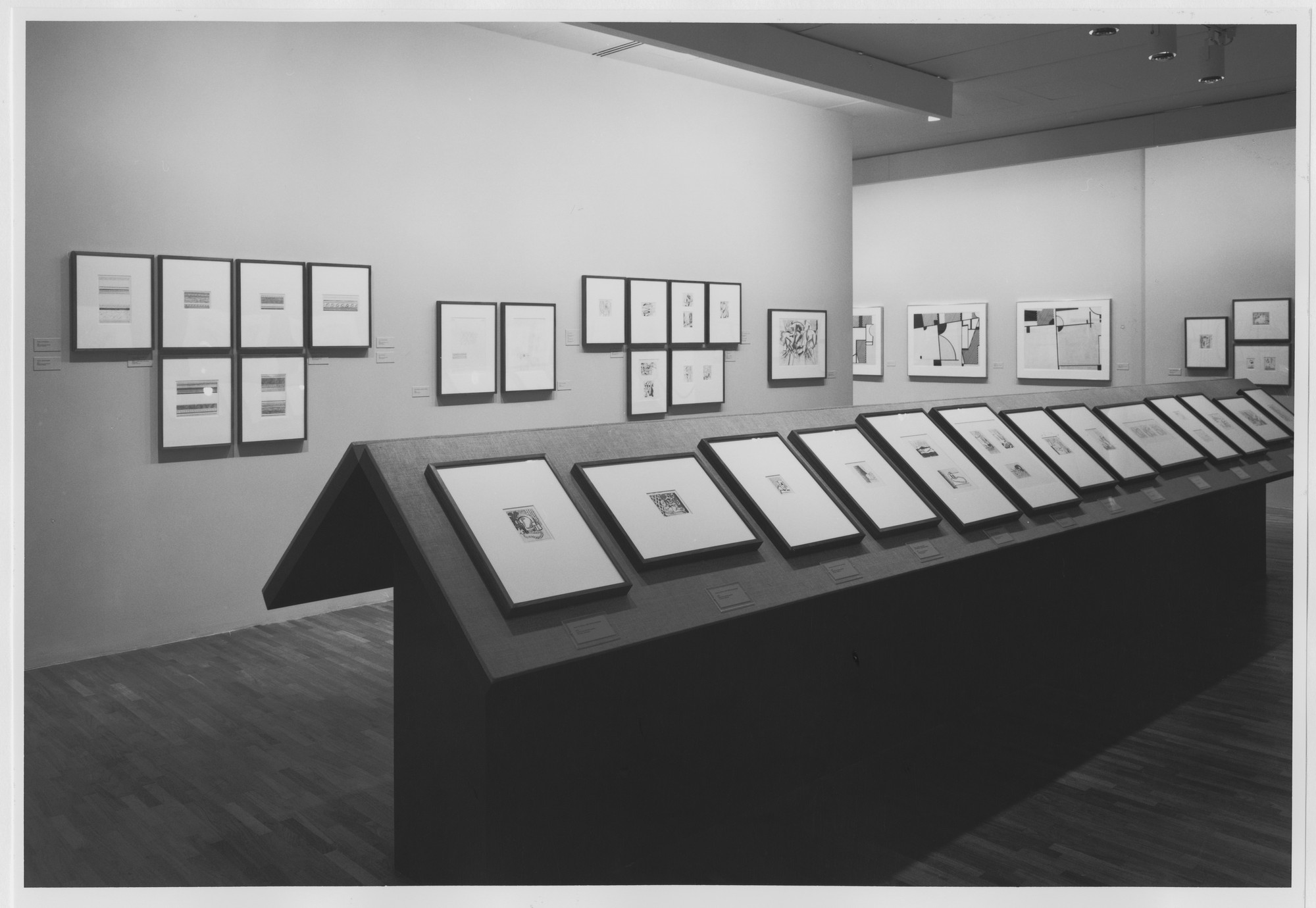 Installation View Of The Exhibition "The Drawings Of Roy Lichtenstein ...