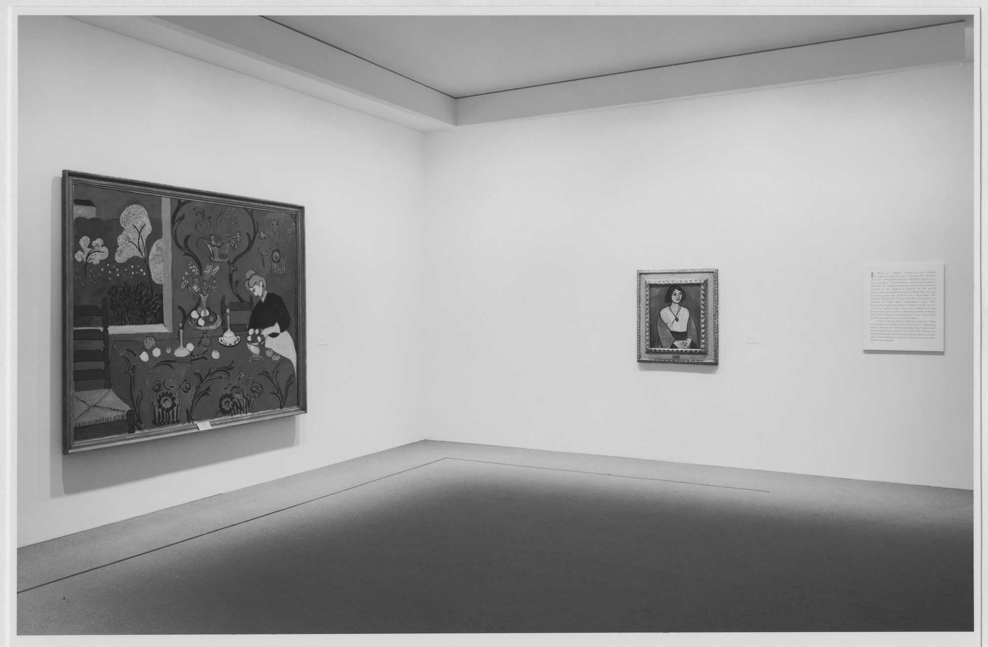 Installation View Of The Exhibition "Henri Matisse: A Retrospective" | MoMA