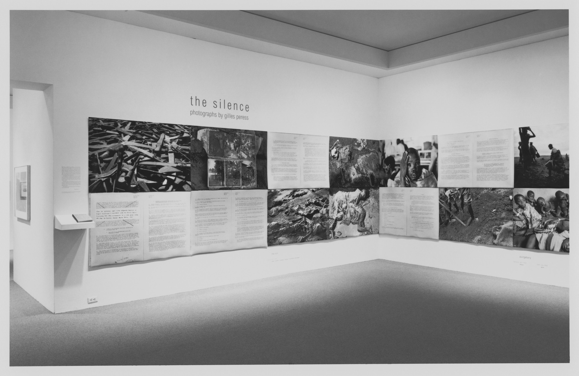 Installation view of the exhibition 