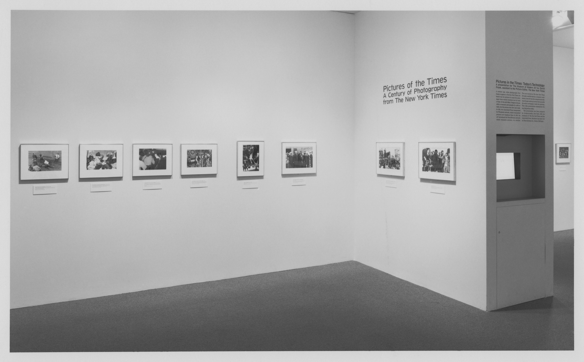 Installation view of the exhibition 