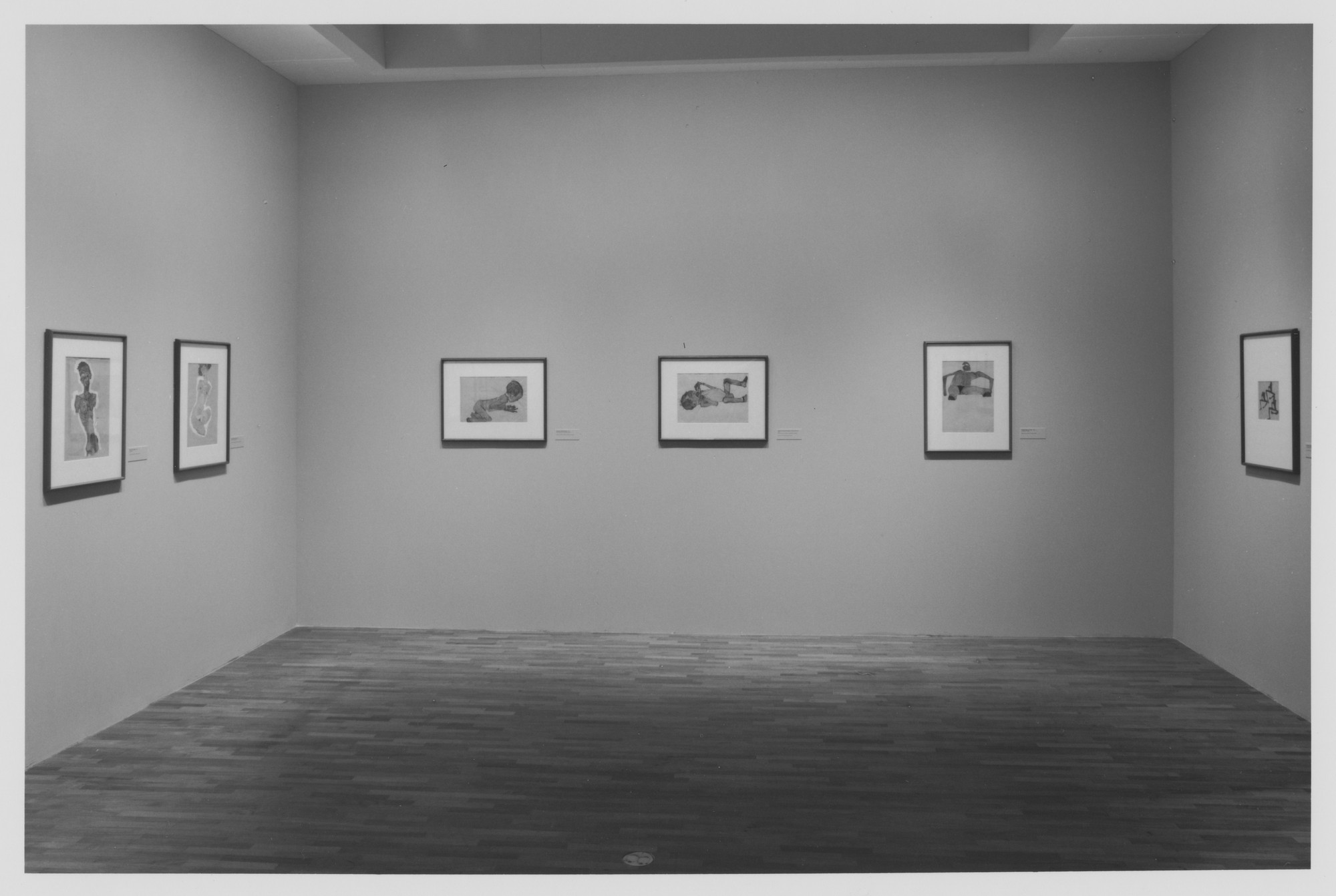 Installation View Of The Exhibition "Egon Schiele: The Leopold ...