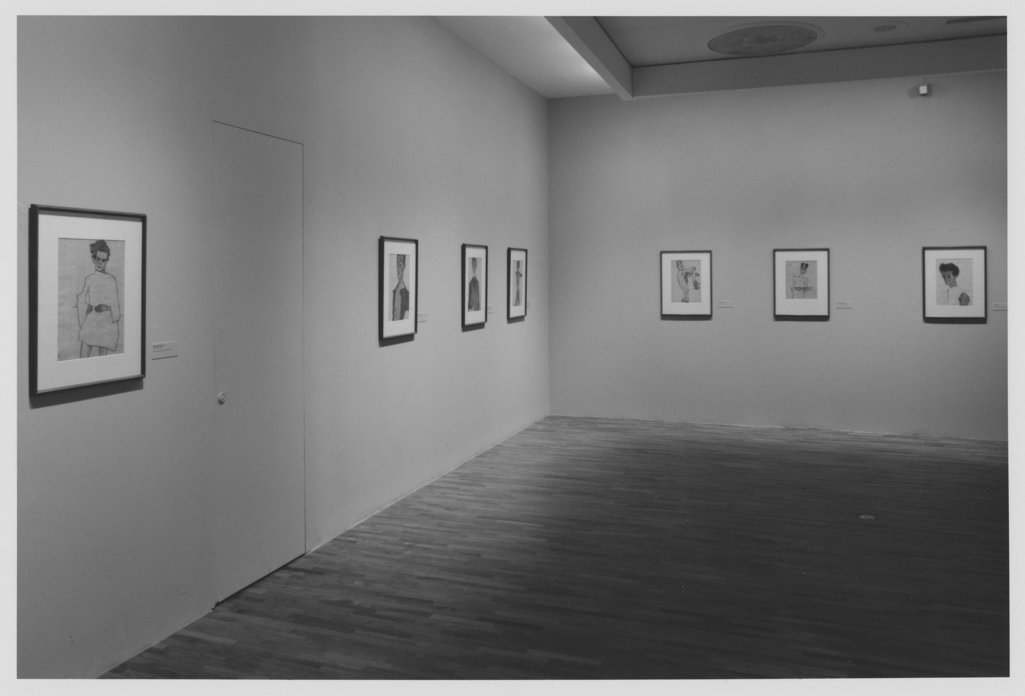 Installation View Of The Exhibition "Egon Schiele: The Leopold ...