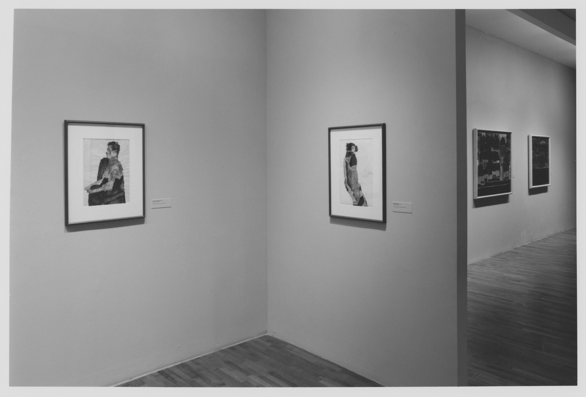 Installation View Of The Exhibition "Egon Schiele: The Leopold ...