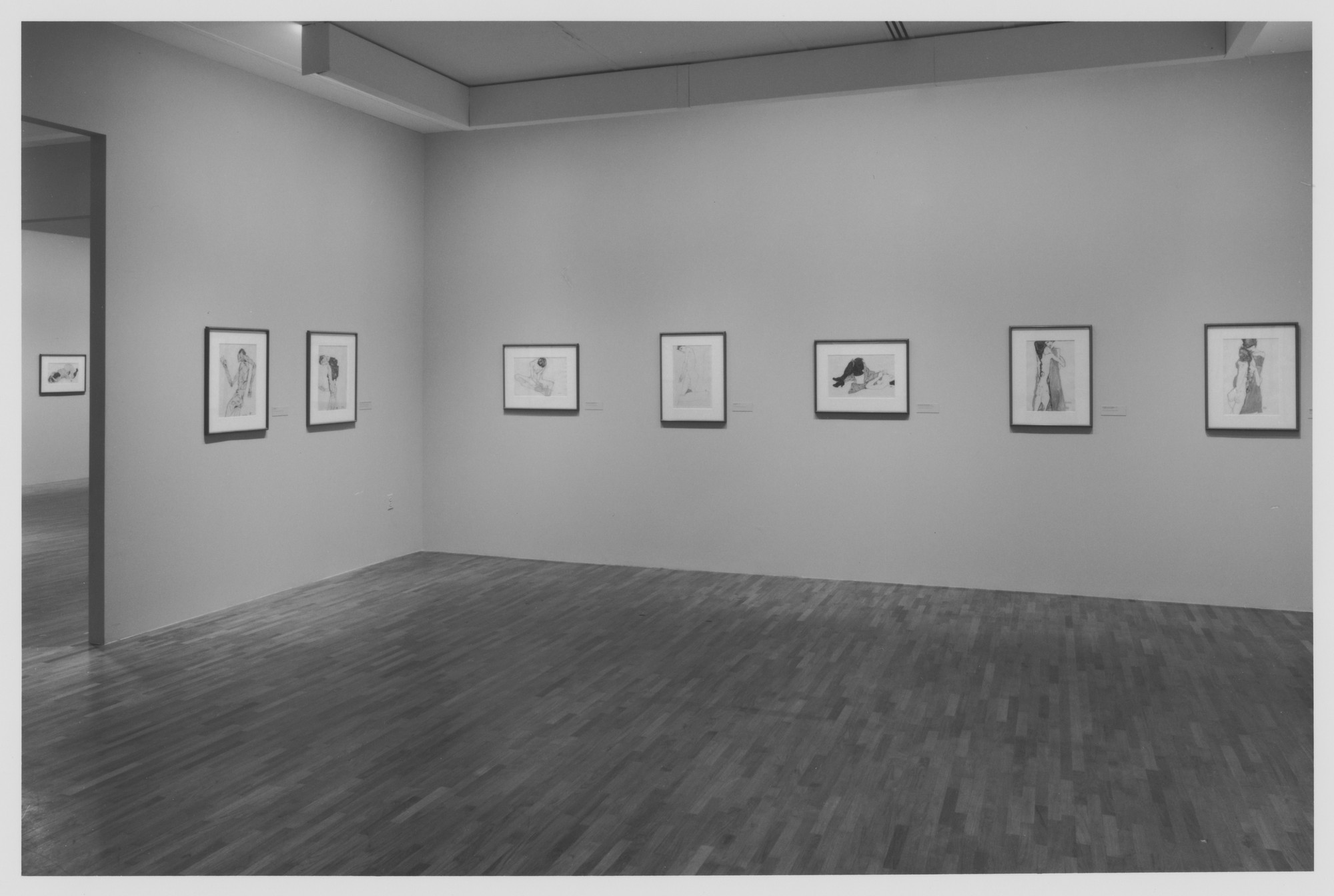 Installation View Of The Exhibition "Egon Schiele: The Leopold ...