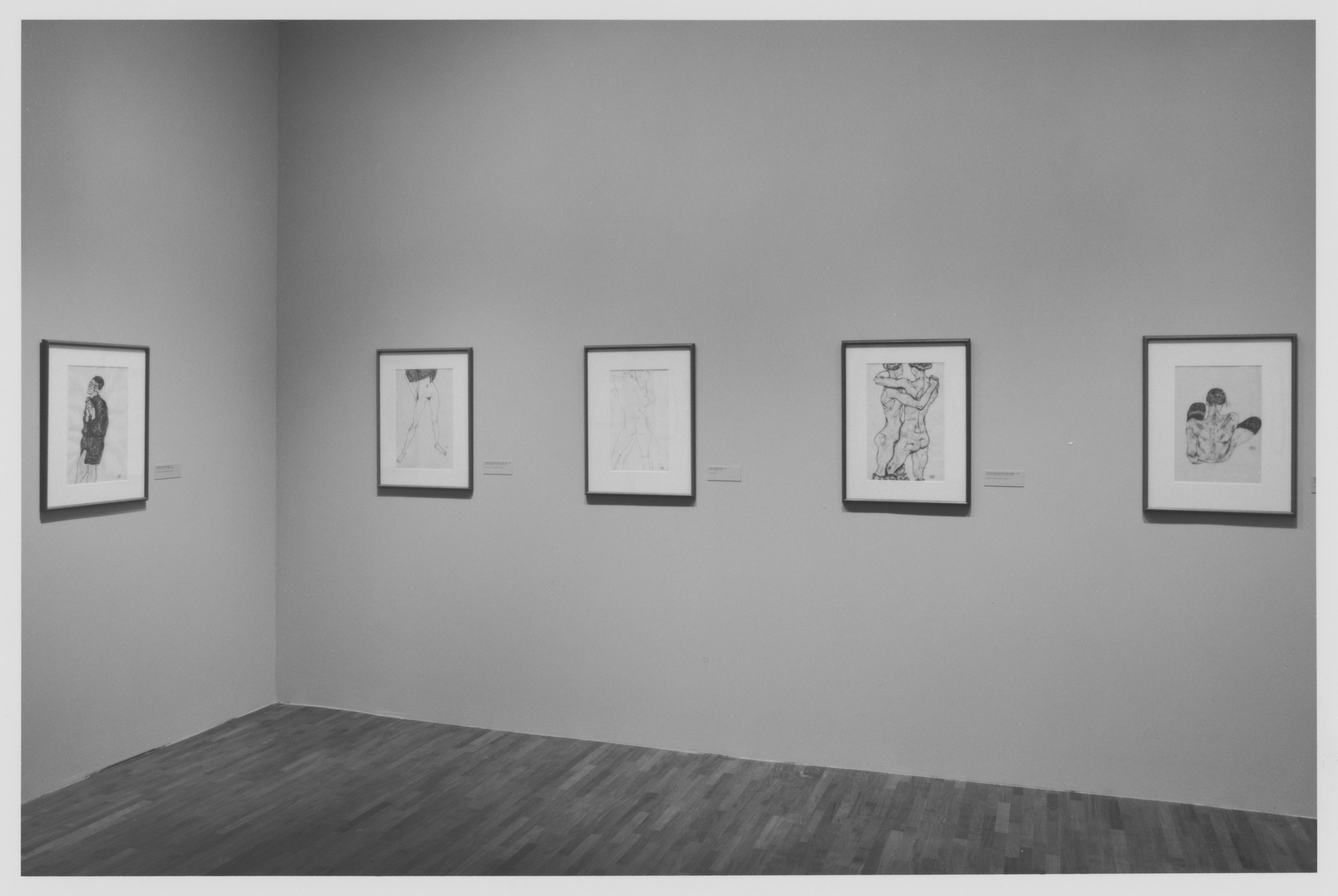 Installation View Of The Exhibition "Egon Schiele: The Leopold ...