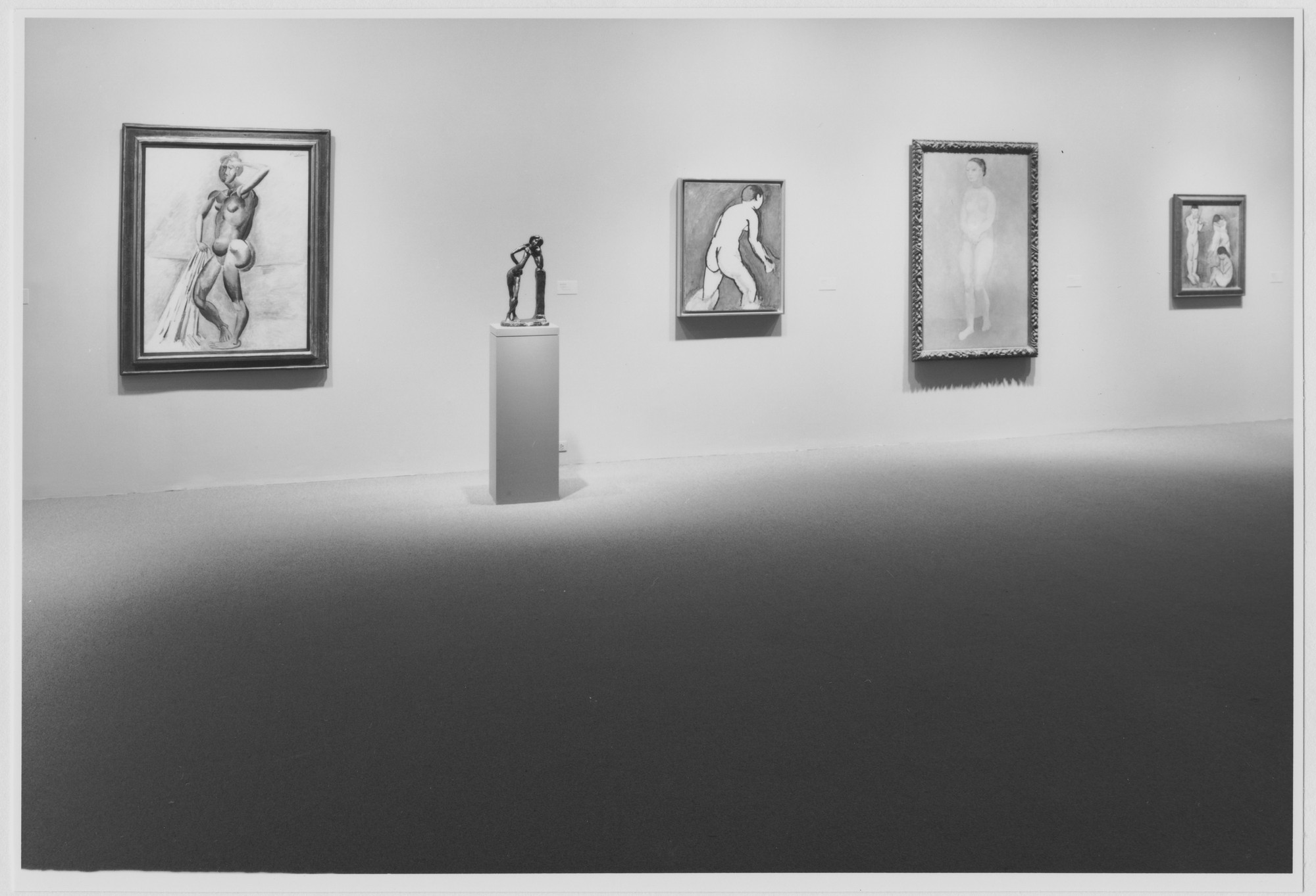 Installation View Of The Exhibition "Composing With The Figure, " In ...