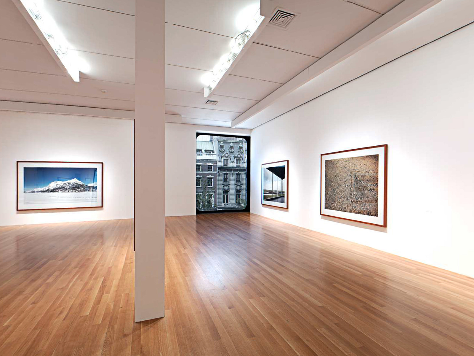 Installation view of the exhibition "Andreas Gursky" MoMA