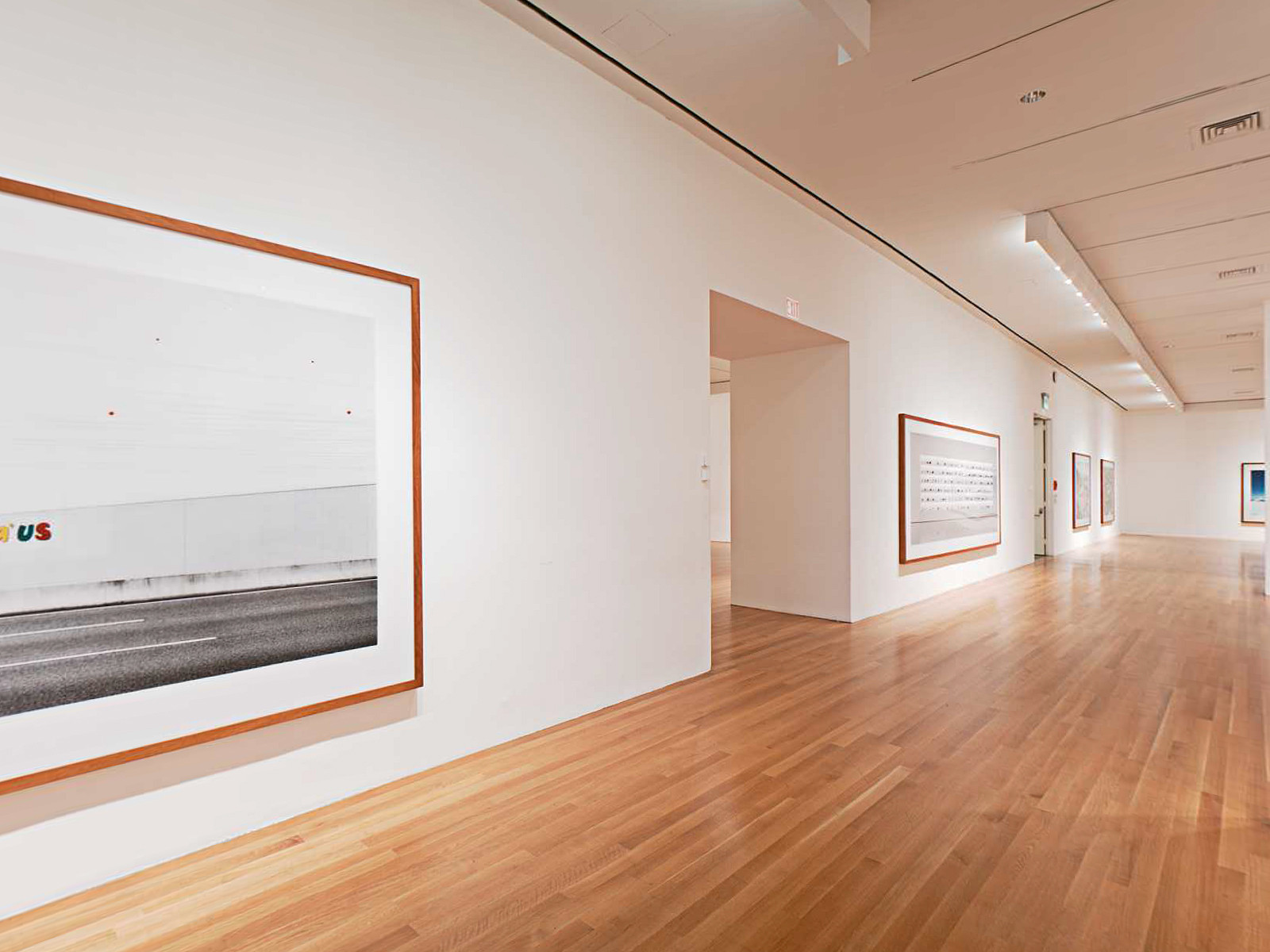 Installation view of the exhibition "Andreas Gursky" MoMA