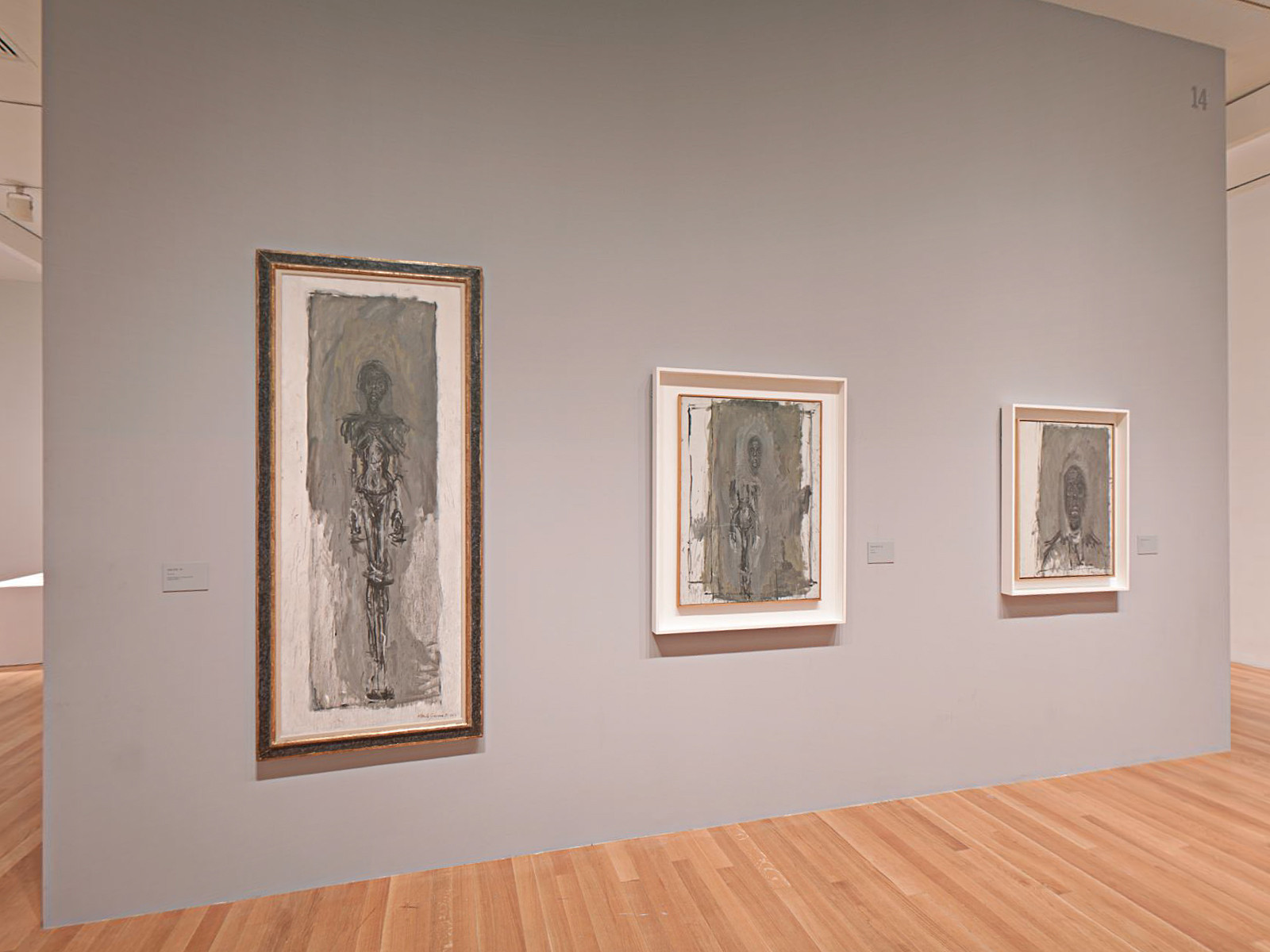 Installation view of the exhibition "Alberto MoMA