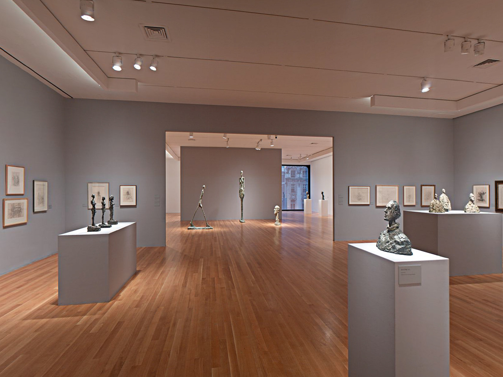 Installation view of the exhibition "Alberto MoMA