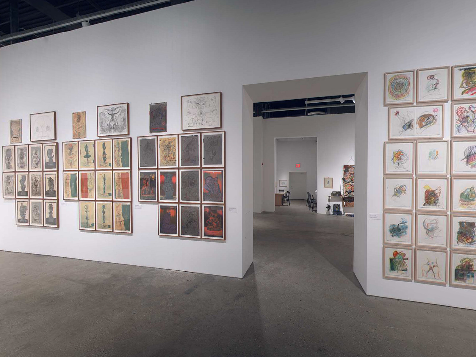 Installation view of the exhibition 