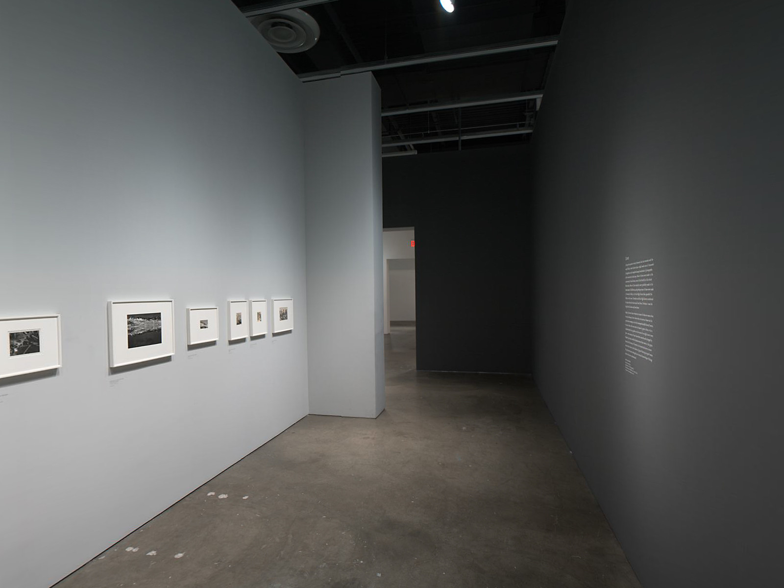 Installation view of the exhibition 