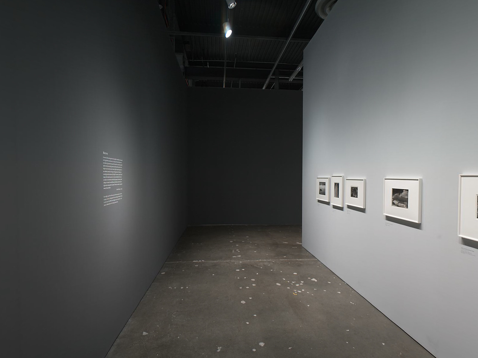 Installation view of the exhibition 