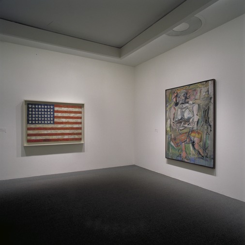 Jasper Johns. Flag. 1954-55 (dated on reverse 1954) | MoMA