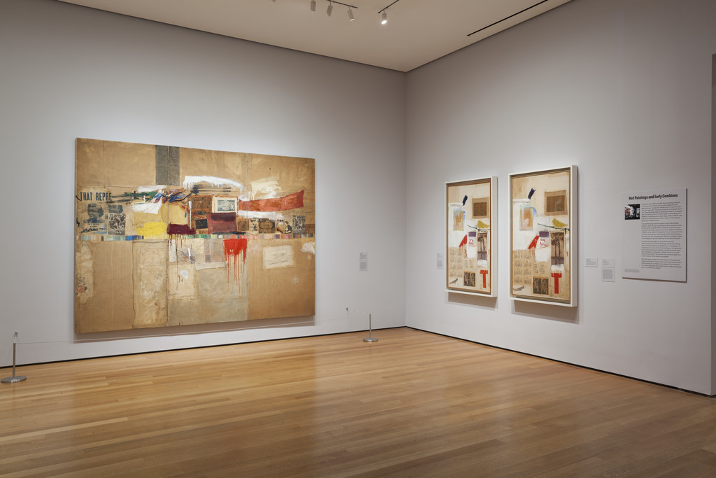 Installation view of the exhibition, “Robert Rauschenberg: Among ...