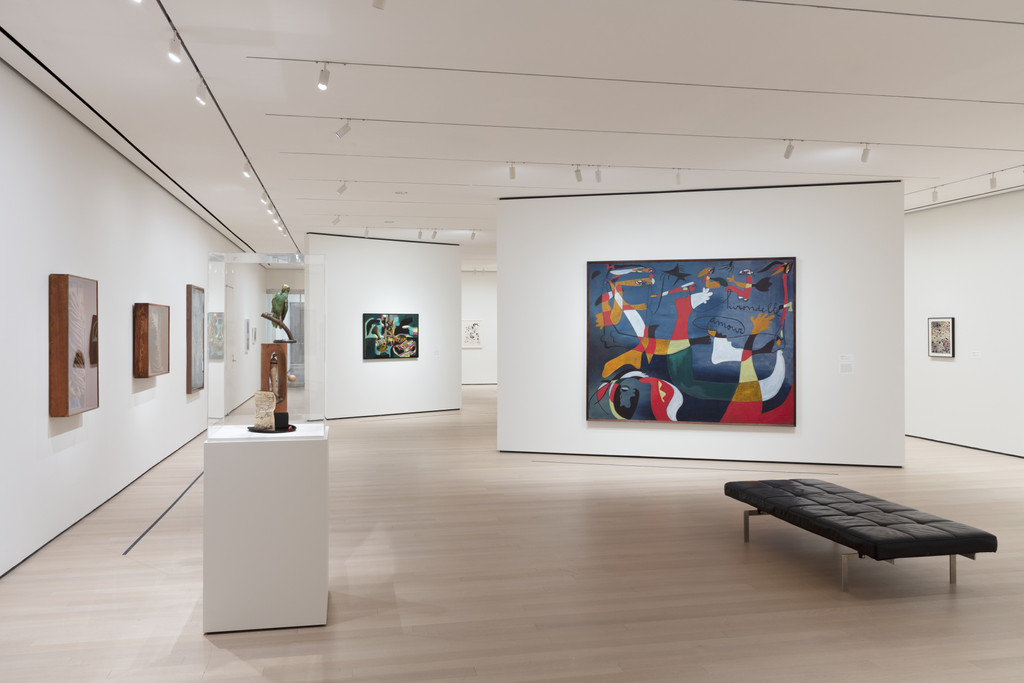 Installation view of the exhibition “Joan Miró: Birth of the World” | MoMA