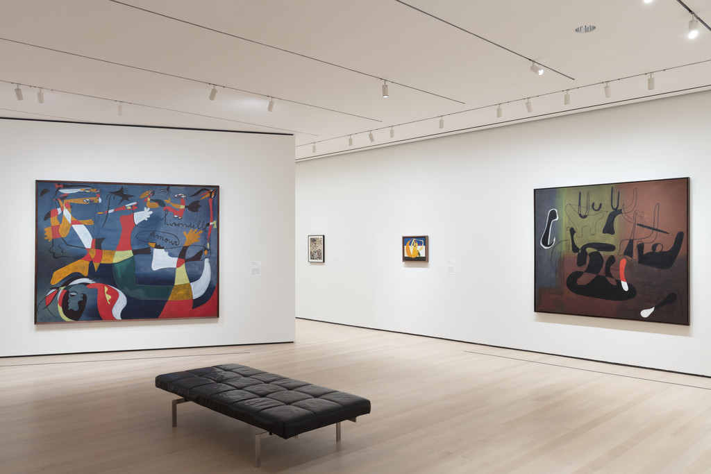 Installation view of the exhibition “Joan Miró: Birth of the World” | MoMA