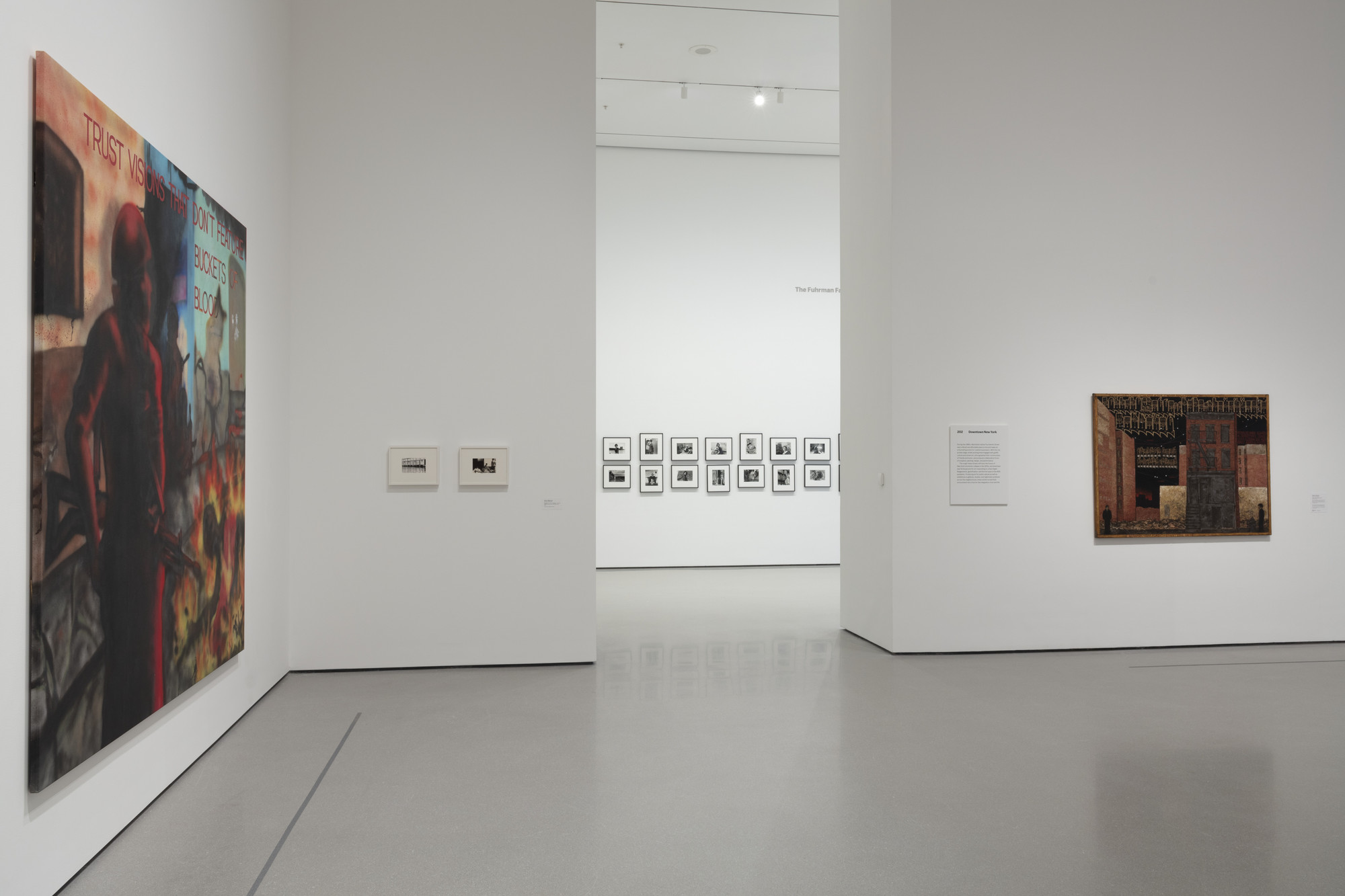 Installation view of the gallery 