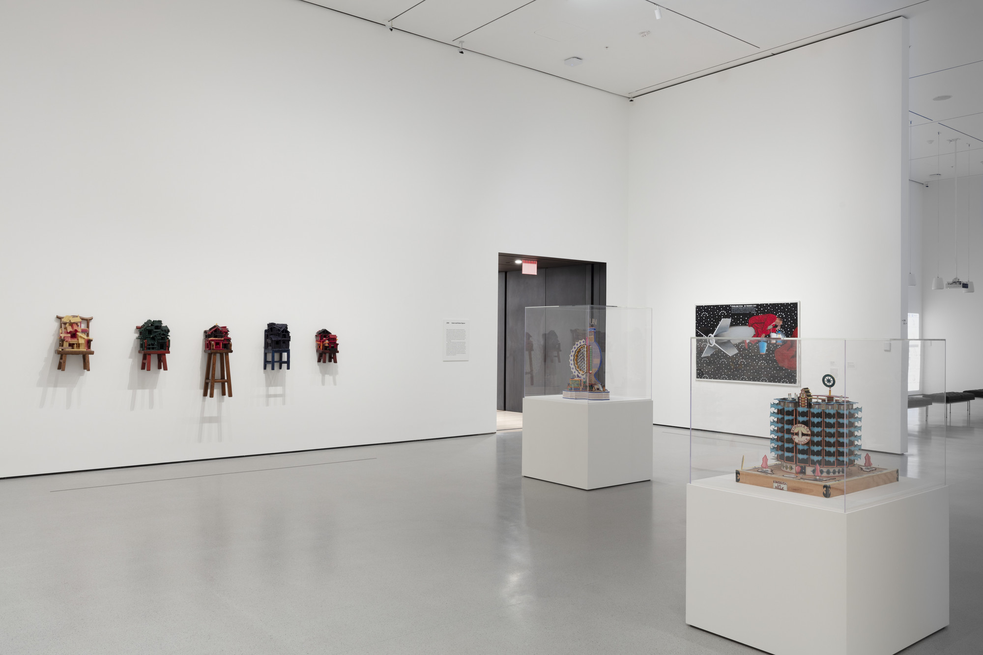 Installation view of the gallery 