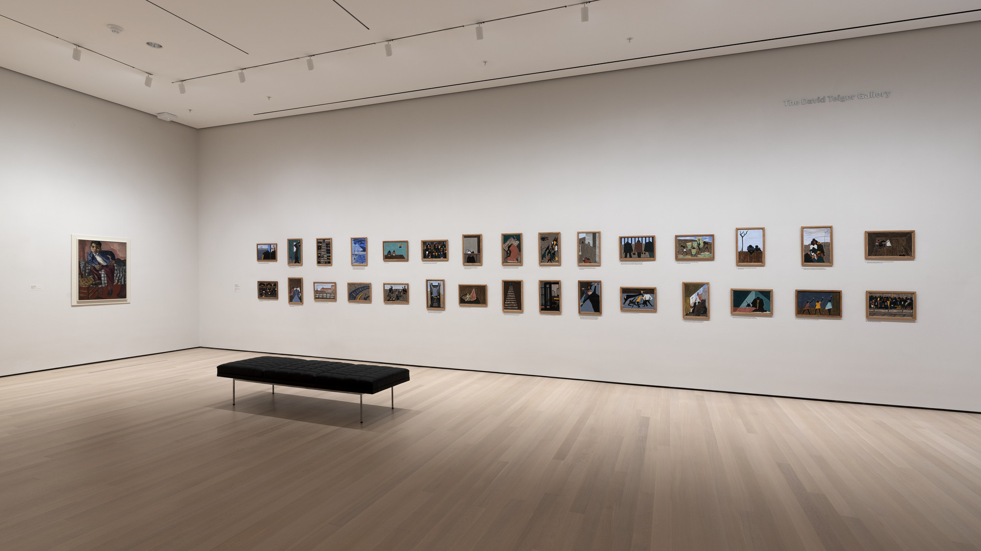 Installation view of the gallery 