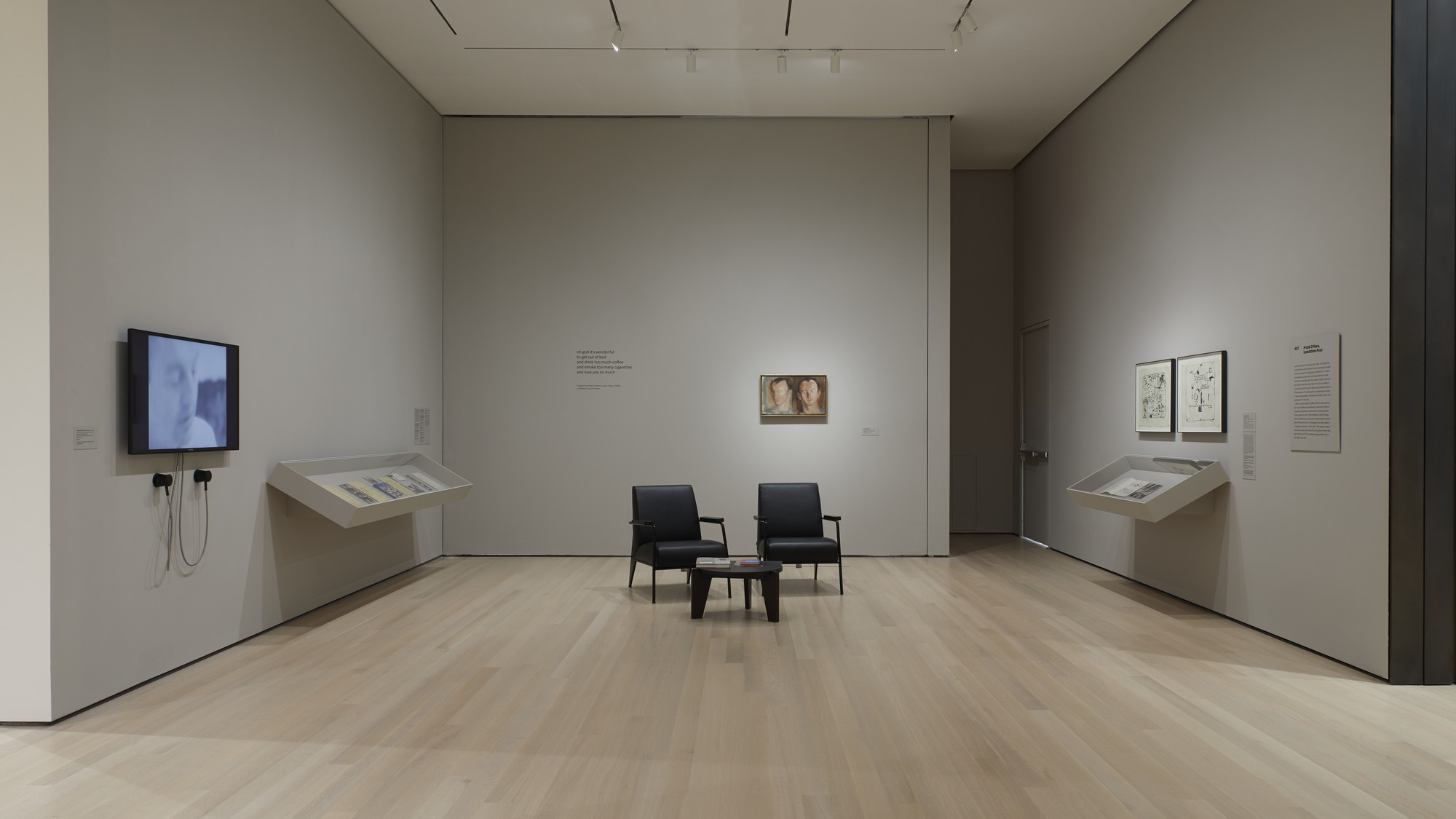 Installation view of the gallery 