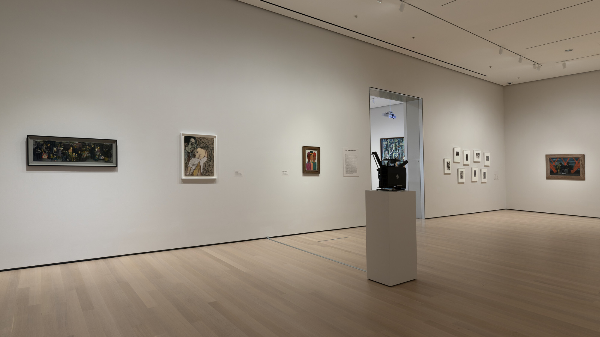 Installation view of the gallery 