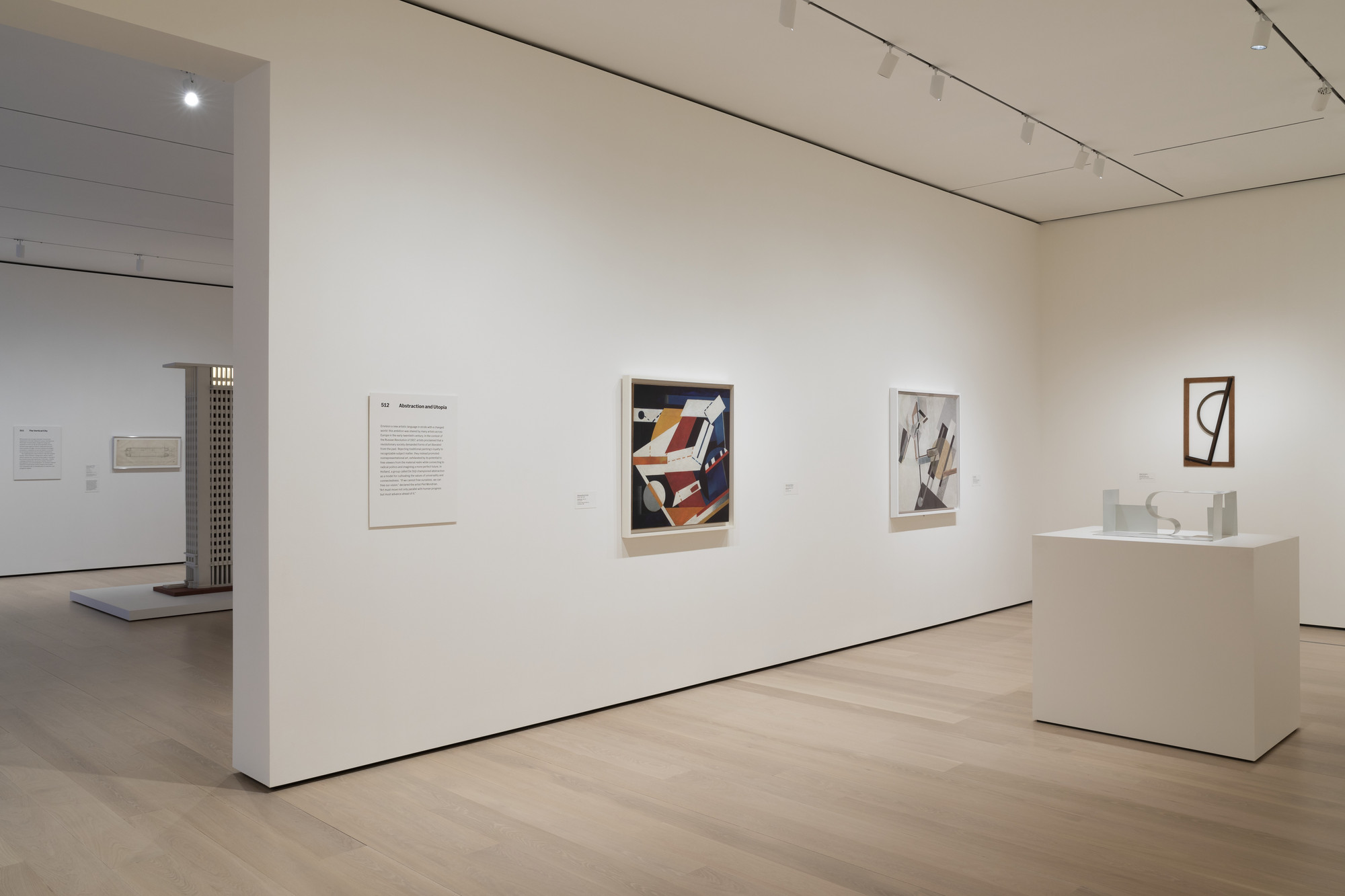 Installation view of the gallery 