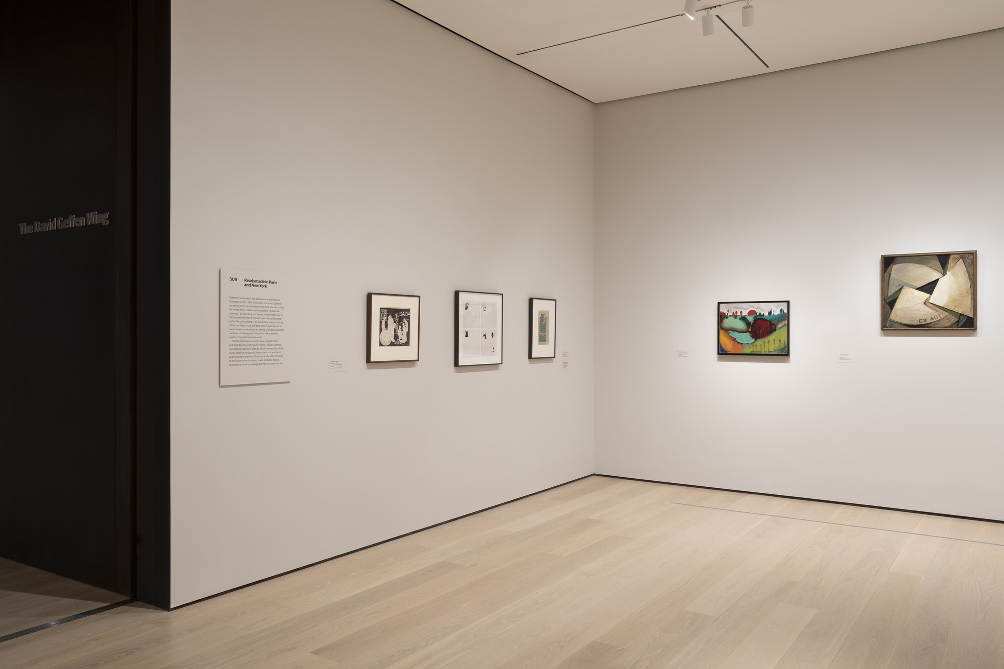 Installation view of the gallery 