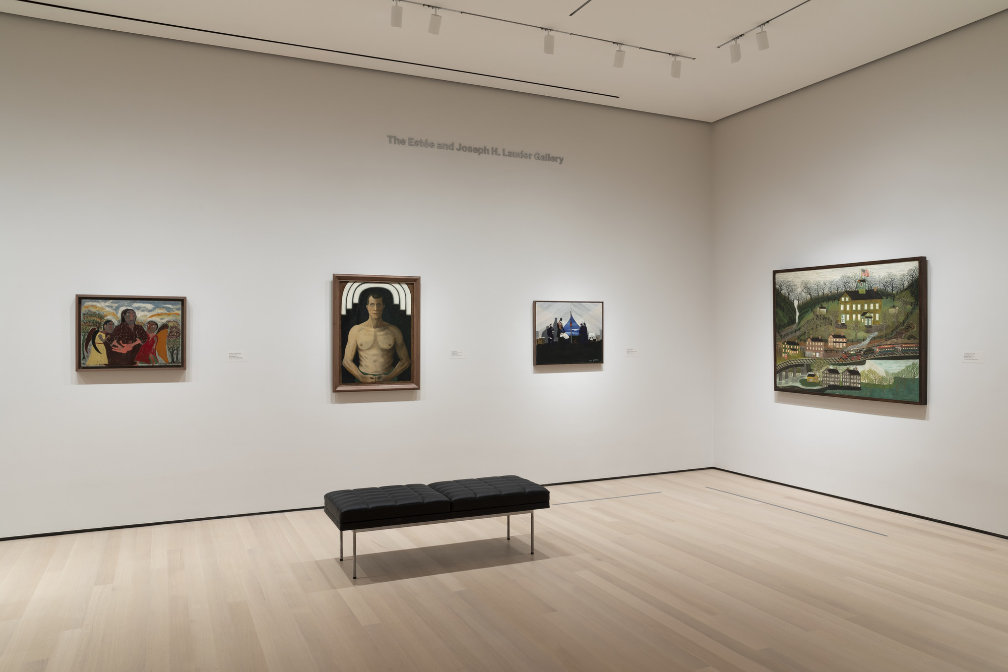 Installation view of the gallery 