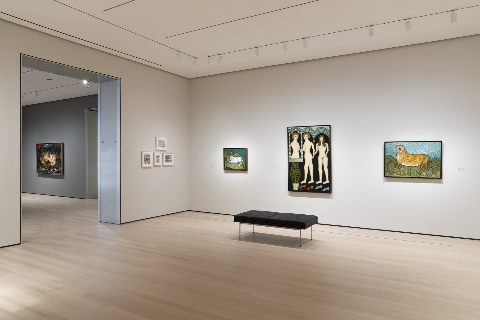 Installation view of the gallery 