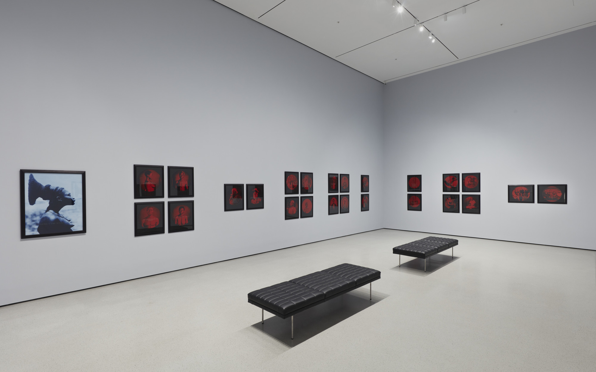 Installation view of the gallery 