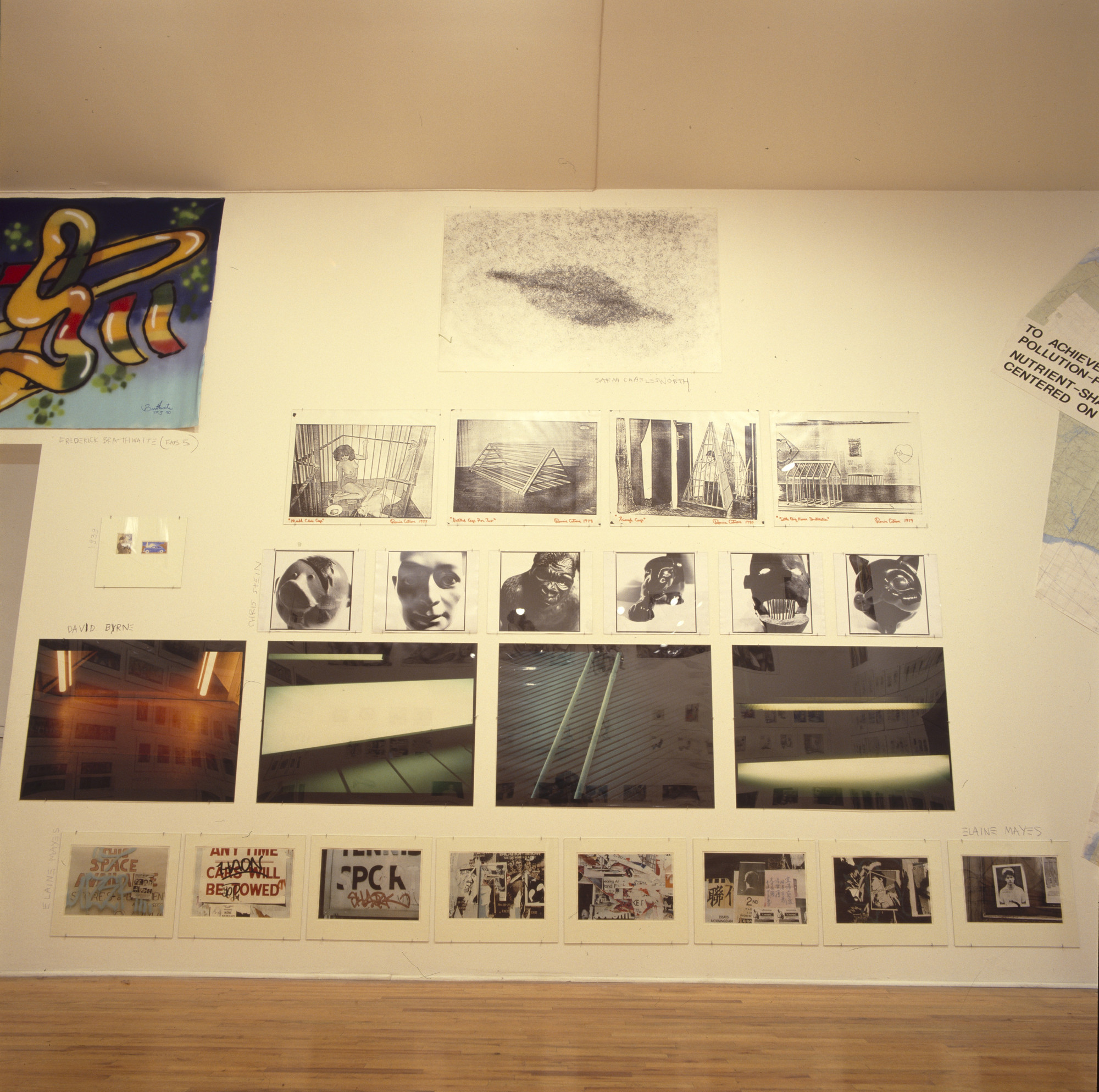 Installation view of the P.S. 1 exhibition 