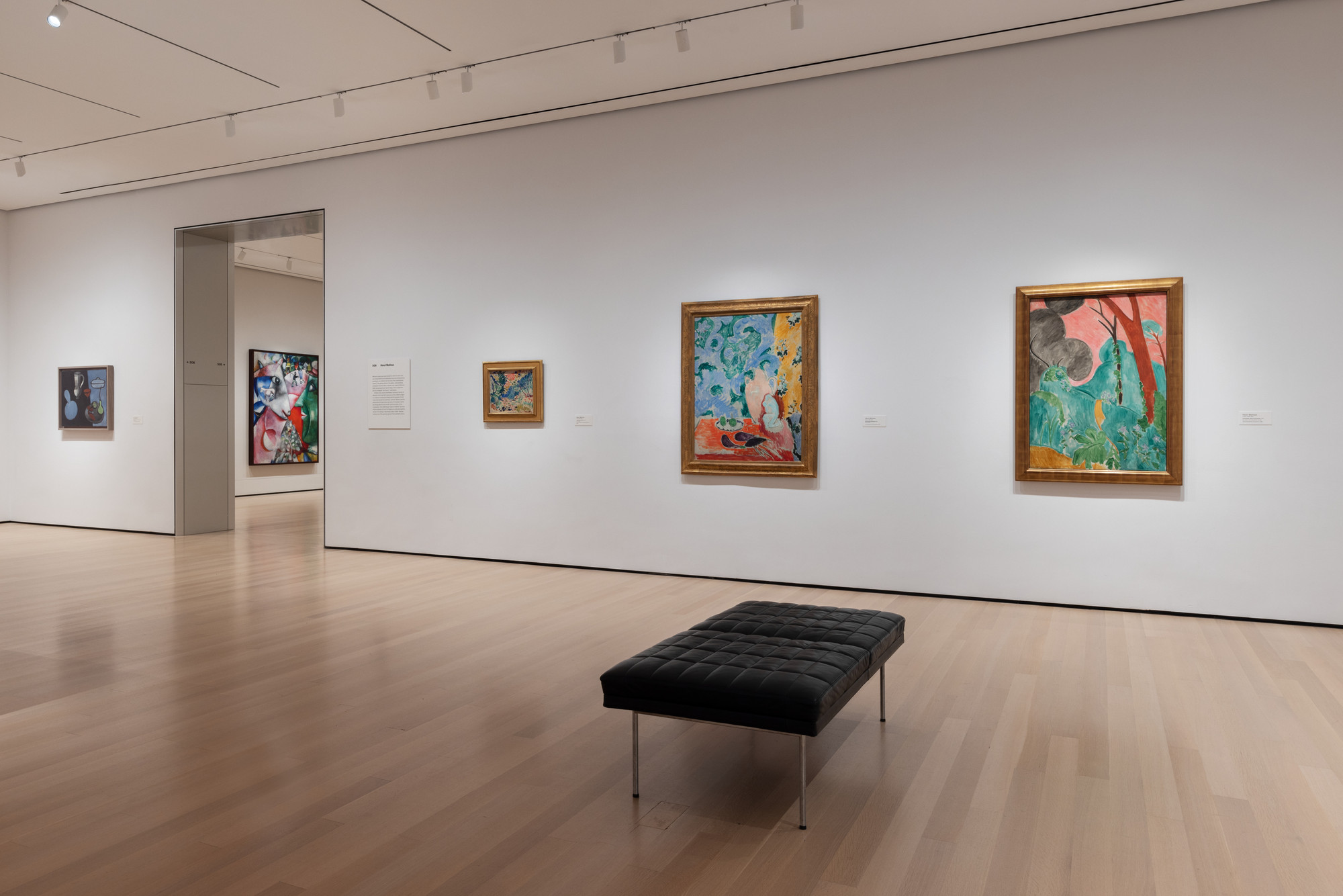 Installation view of the gallery 