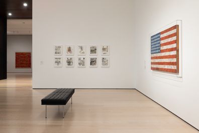 Jasper Johns. Flag. 1954-55 (dated on reverse 1954) | MoMA