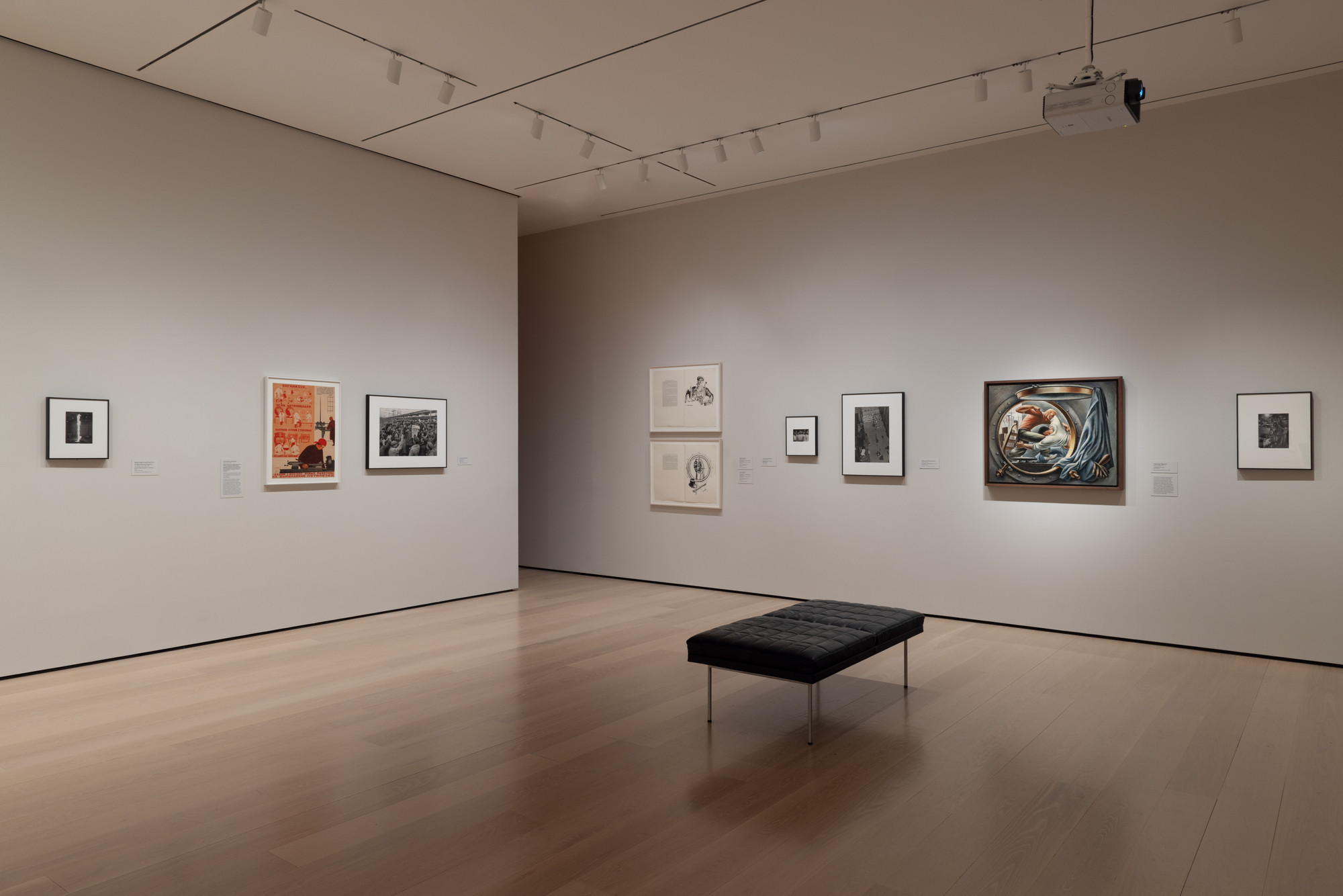 Installation view of the gallery 