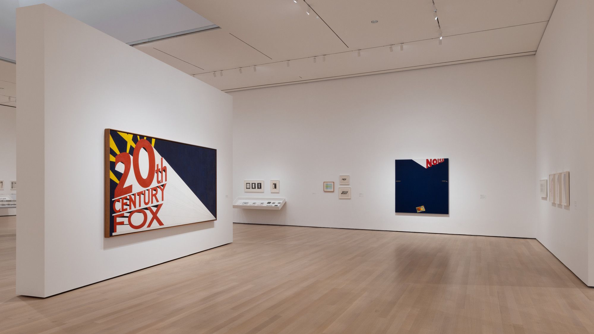 Installation view of the exhibition “ED RUSCHA / NOW THEN